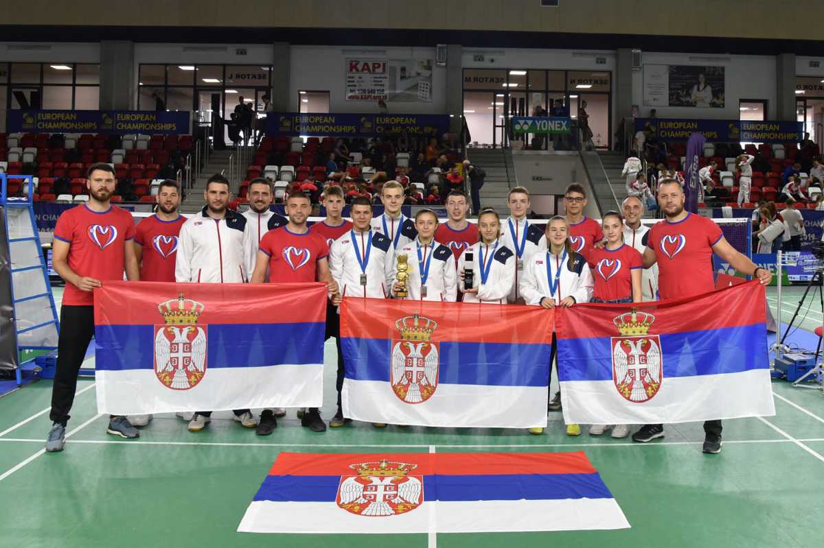Srbija vicešampion Evrope u badmintonu